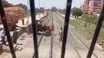 يقظة سائق قطار تمنع كارثة جديدة بالسكة الحديد