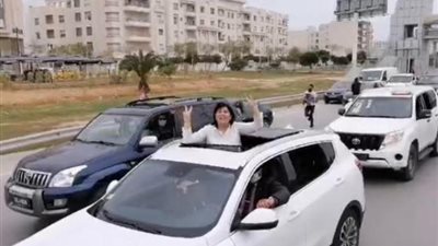 مسيرة للحزب الدستوري الحر في تونس بالسيارات