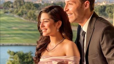 بالصورة.. محمود حجازي ومايان السيد يحتفلان بخطوبتهما وسط أجواء عائلية