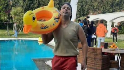 مصطفى درويش يودع بلاتوه مسلسل ”كله بالحب” مع زينة