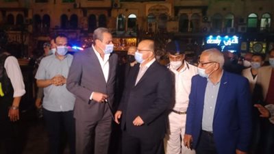 بالصور .. تفاصيل جولة محافظ ومدير أمن القاهرة للتأكيد على قرار غلق المنشآت