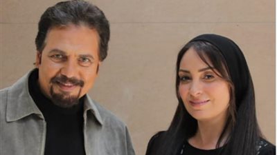 نرمين الفقى برفقة محمد رياض من كواليس ”النمر”