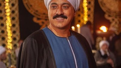 بالجلباب الصعيدي.. محمد دياب من كواليس مسلسل ”نسل الاغراب”