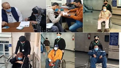بالصور .. الجوازات تسهل إجراءاتها لكبار السن والمرضى للحصول على الخدمات الشرطية