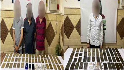 ضبط 95 طربة حشيش بحوزة عدة عناصر إجرامية بالبحيرة