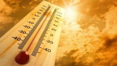 الأرصاد: طقس اليوم شديد الحرارة والعظمى بالقاهرة 39 درجة