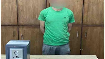 أجهزة مباحث القاهرة تنجح  فى ضبط ” لص” خزينة محل تجارى بمدينة نصر