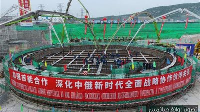 بدء بناء وحدات جديدة بمحطتي «تيانوان» و«شودابو» للطاقة النووية في الصين