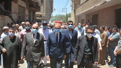 بالصور .. القليوبية تشيع جنازة النقيب محمد عرابي شهيد القوات المسلحة