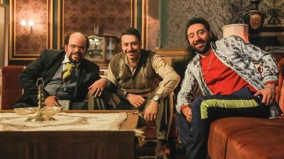 صورة.. محمد عبد الرحمن وأحمد السعدني في كواليس ”جمجوم وبم بم”