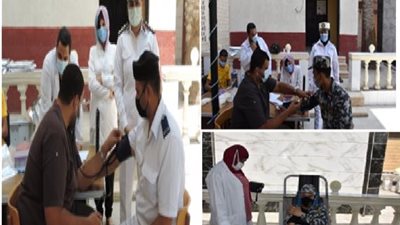 شاهد بالصور .. حملة مديرية أمن الشرقية للتبرع بالدم