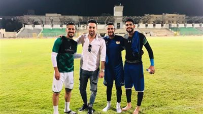 استقبال حافل للفلسطيني رمزي صالح في تدريبات المصري