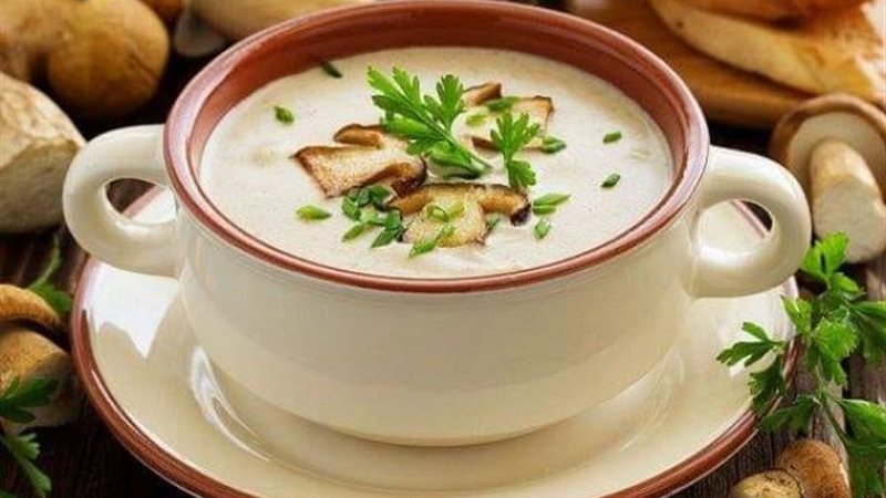 شوربة الفطر الجاهزة