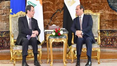 الرئاسة تكشف التفاصيل الكاملة لمباحثات السيسي ونظيره القبرصى