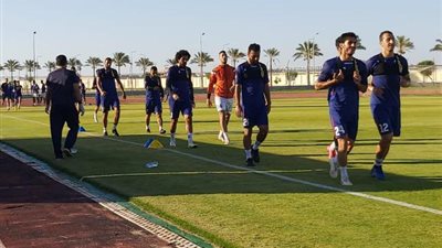 طنطا يخوض أولى تدريباته بملعب برج العرب