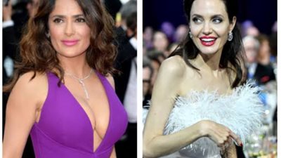 مقلب مضحك من أنجلينا جولي لصديقتها سلمى حايك.. اعرف التفاصيل