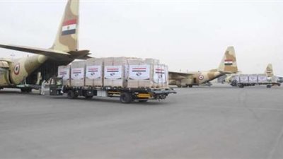 مصر ترسل ثانى رحلات جسر المساعدات الإنسانية للسودان