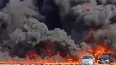 مدبولى يوجه بتوفير الرعاية لمصابي حريق طريق الإسماعيلية الصحراوي