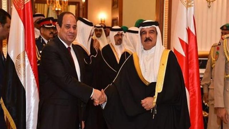 السيسى والعاهل البحريني