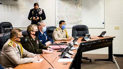قائد الحرس الوطنى لولاية تكساس تبحث مع قادة القوات المسلحة التعاون المشترك