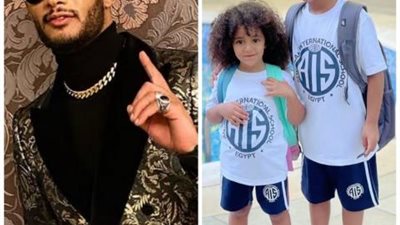 محمد رمضان ينشر صورة لأولاده ويعلق: العودة للمدرسة