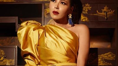 لقاء الخميسى تجذب الأنظار فى أحدث جلسة تصوير لها