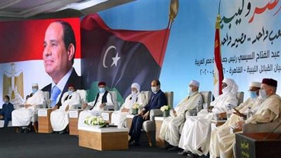 رئيس حكماء ليبيا: جلسة الرئيس السيسي مع قبائل ليبيا تاريخية