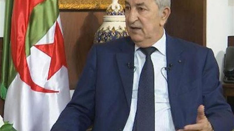 الرئيس الجزائري عبدالمجيد