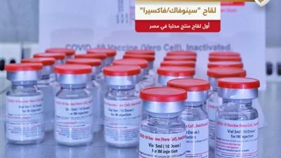 الصحة تعلن استلام مليون جرعة من لقاح سينوفاك من الصين