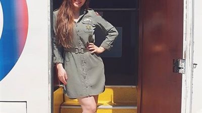 صورة.. نسرين طافش تبدأ تصوير أولى مشاهدها في مسلسل ”الوجه الآخر”