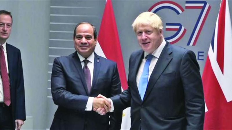 السيسي و جونسون
