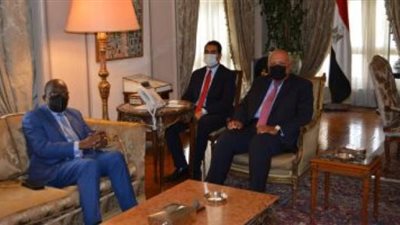 شكرى يبحث مع نظيره الكونغولى تطورات أزمة سد النهضة