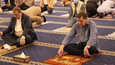 رئيس حكومة الوحدة الوطنية الليبية يشيد بالنهضة المتحققة على الأراضي المصرية