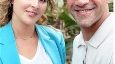 عائشة بن أحمد تنشر صورة من كواليس ”وعد إبليس” لـ عمرو يوسف