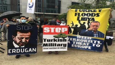 احتجاجات في بروكسيل للتنديد بالتدخل التركي في ليبيا