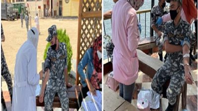لإنقاذ حياة العديد من المرضى والمصابين  ..  حملة للتبرع بالدم بمديرية أمن المنيا