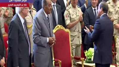 السيسى يعلن إطلاق اسم المشير حسين طنطاوى على قاعدة الهايكستب العسكرية