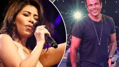 مفاجأة.. بالصور والفيديو أوبريت جديد يجمع عمرو دياب وشيرين عبد الوهاب بعد إهانتها له