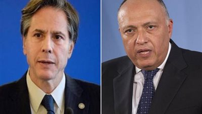 ماذا دار بين سامح شكري ووزير خارجية أمريكا؟