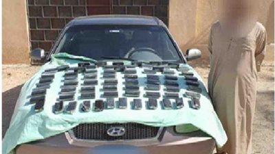 بالصورة .. ضبط 70 طربة حشيش بحوزة عنصر إجرامى بمطروح