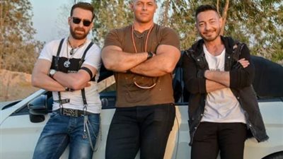 نضال الشافعي وأحمد التهامي وأحمد زاهر في كواليس ”زنزانة 7”