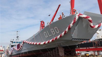 قطر تدشن سفينة حربية في تركيا
