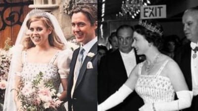 تعرف على سر إضافة الأميرة بياتريس الأكمام إلى فستان زفافها