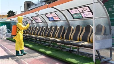 المقاولون العرب يطبق الإجراءات الاحترازية قبل ودية أسوان