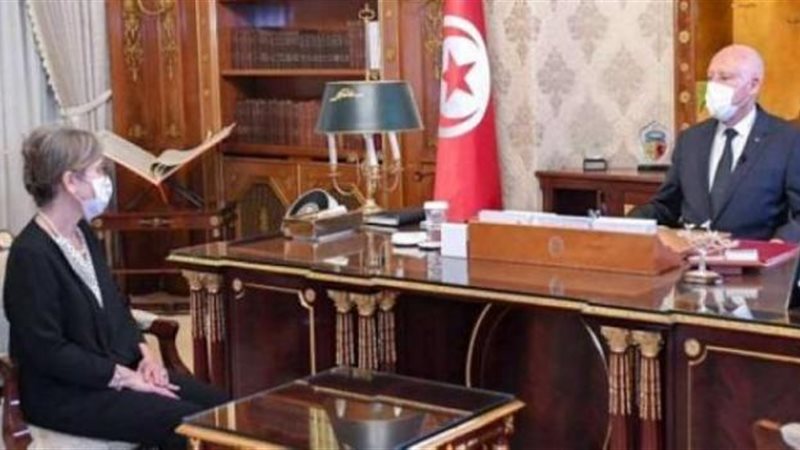 الرئيس التونسي ونجلاء