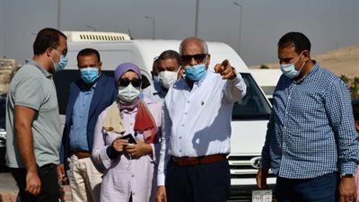 بالصور.. تعرف على تفاصيل جولة محافظ الجيزة بهضبة الأهرام