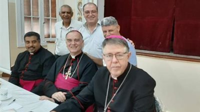 بالصور.. ممثلو «إيمان ونور» يلتقون اتحاد الرهبانيات النسائية