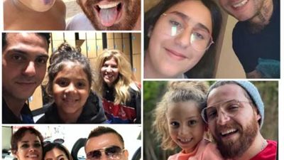 آخرهم عمر الشناوي ومحمود حجازي..بالصور.. مشاهد الحب والحنان بين النجوم وأبناء زوجاتهم