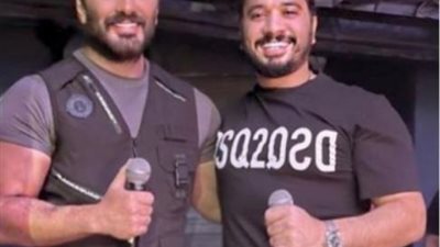 مصطفى حجاج يحضر مفاجأة جديدة مع تامر حسنى