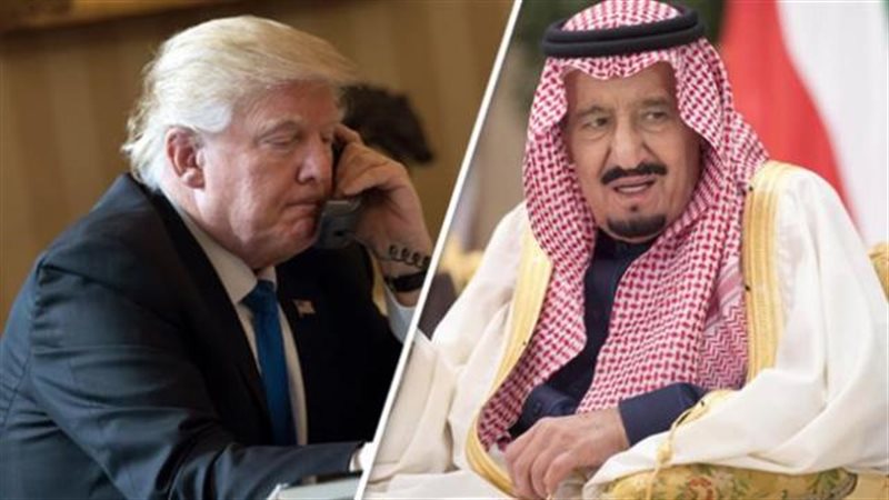 الملك سلمان وترامب